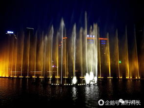 广元万源音乐喷泉 一部城市现代版音乐交响协奏曲